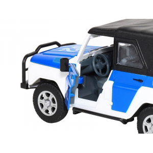 1:24 УАЗ-469 Полиция c инерционным механизмом